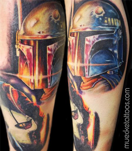 George Muecke - Muecke Starwars Tattoo Boba